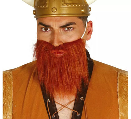 Barba castaña de Vikingo
