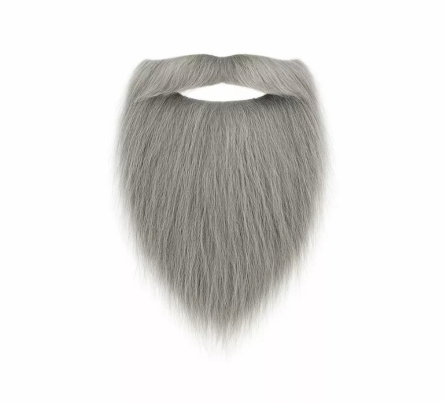 Barba con bigote en varios colores