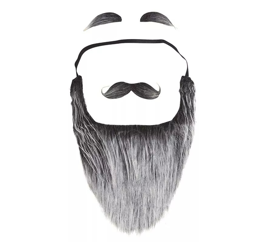 Translation missing: en.Barba con Bigote y Cejas Grises