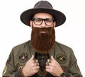 Barba de Hipster marrón