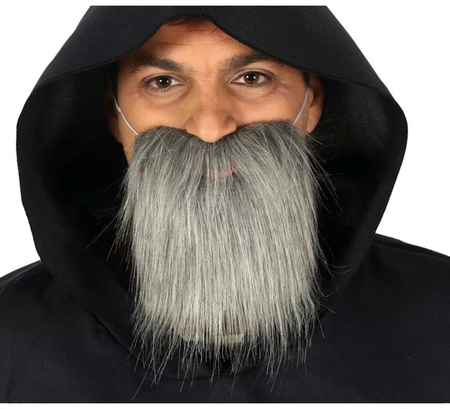 Barba Mediana Gris