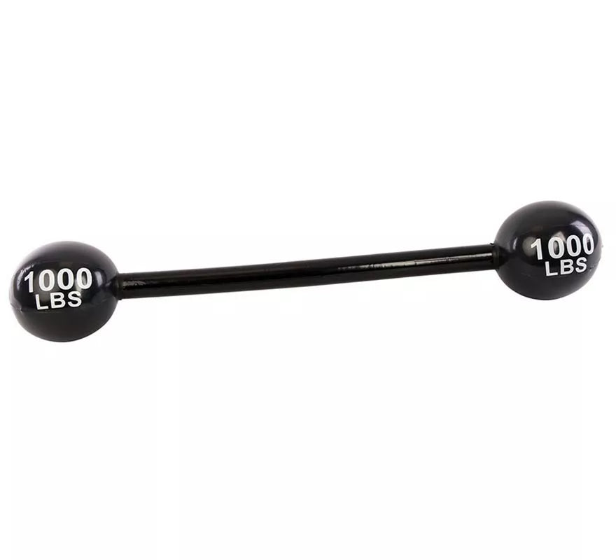 Translation missing: en.Barra de Forzudo pesas negras Hinchables de 120 cm
