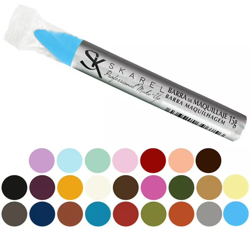 Barra maquillaje de 14x110 mm. en varios colores