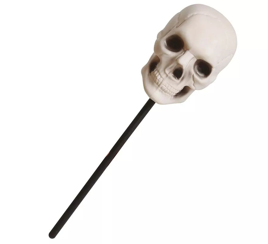 Bastón Calavera de Brujo de 60 cm. para Halloween
