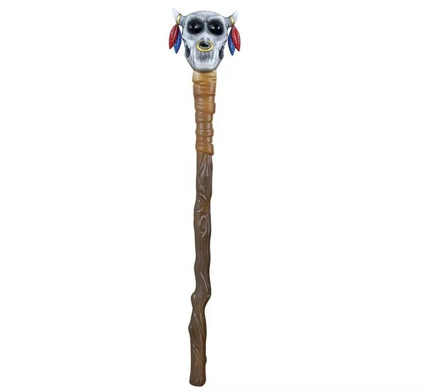Bastón Calavera Vudú desmontable de 70 cm