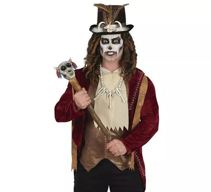 Bastón Calavera Vudú desmontable de 70 cm