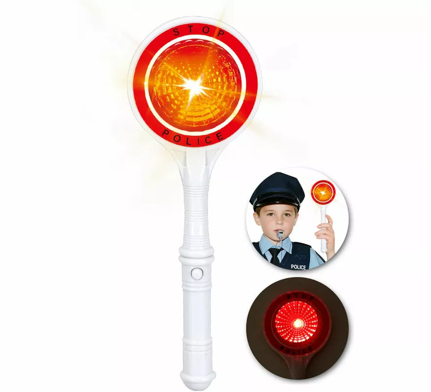 Bastón con Luz de Tráfico de Policía de 27x95x3 cm