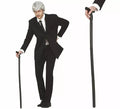 Bastón de Abuelo Desmontable de 90 cm