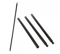 Bastón desmontable 3 piezas negro de 15x43x98 cm