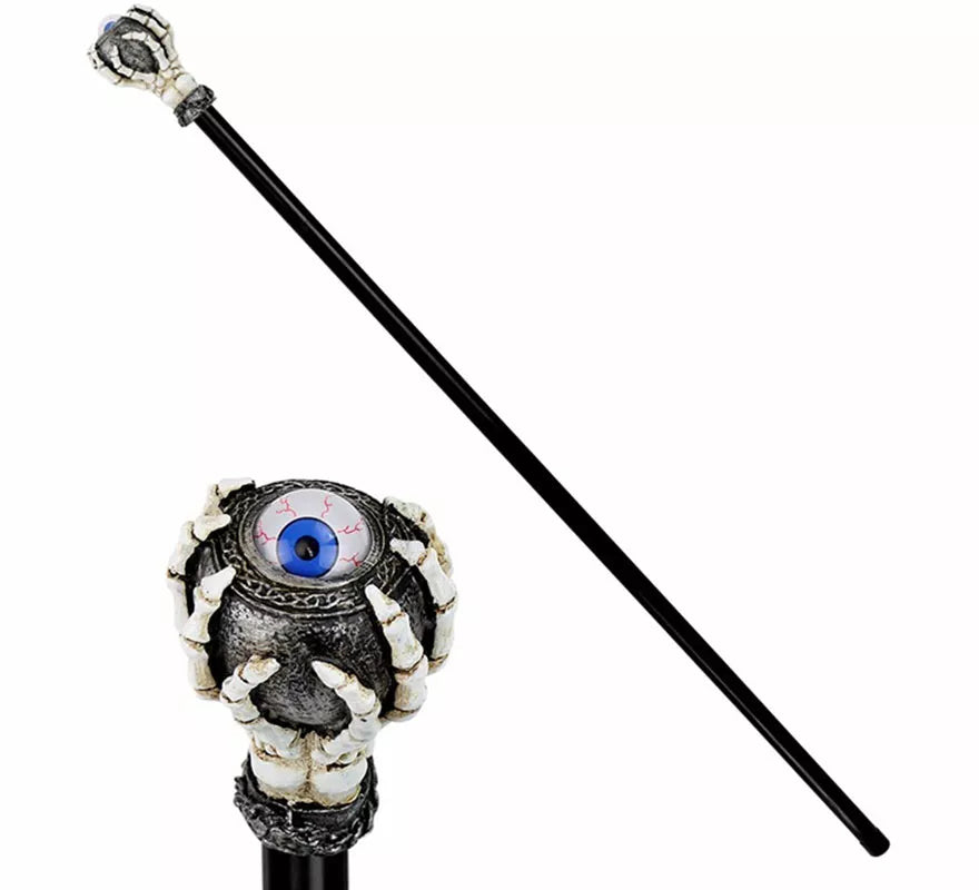 Bastón Esqueleto con Ojo Plegable de 110 cm