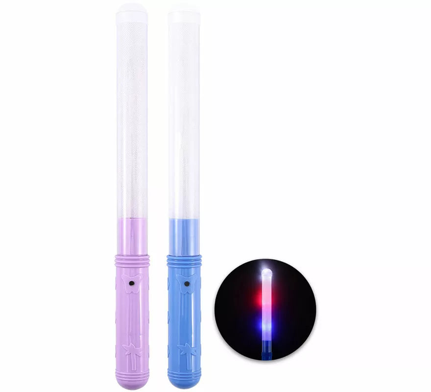 Bastón Led de 30x2,5x2,5 cm en colores surtidos