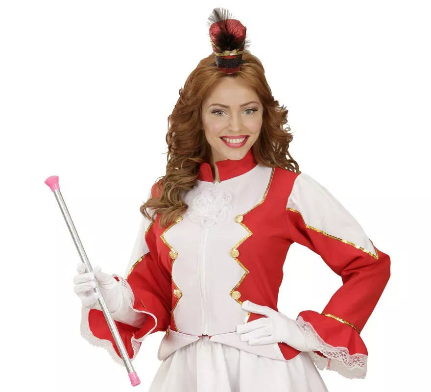 Bastón Majorette rosa Holográfico de 51 cm