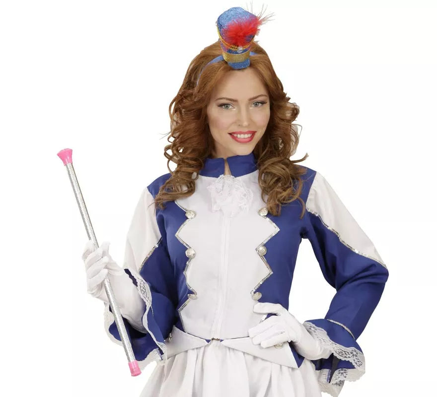 Translation missing: en.Bastón Majorette rosa Holográfico de 51 cm
