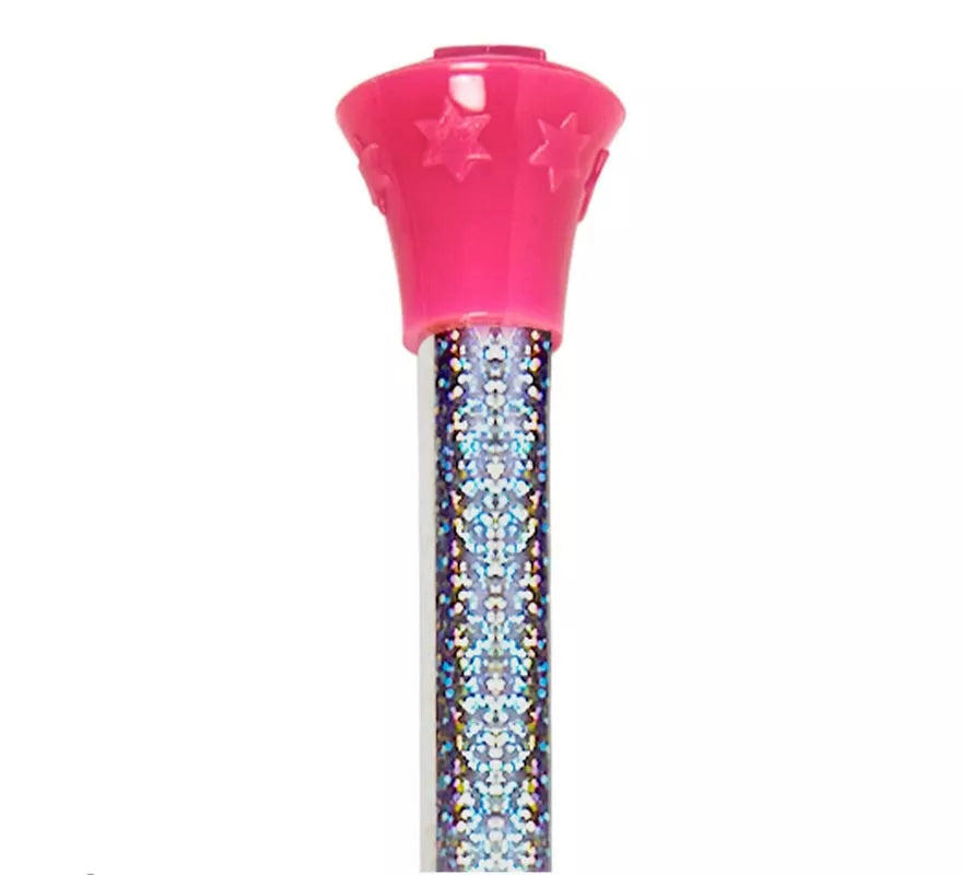 Translation missing: en.Bastón Majorette rosa Holográfico de 51 cm