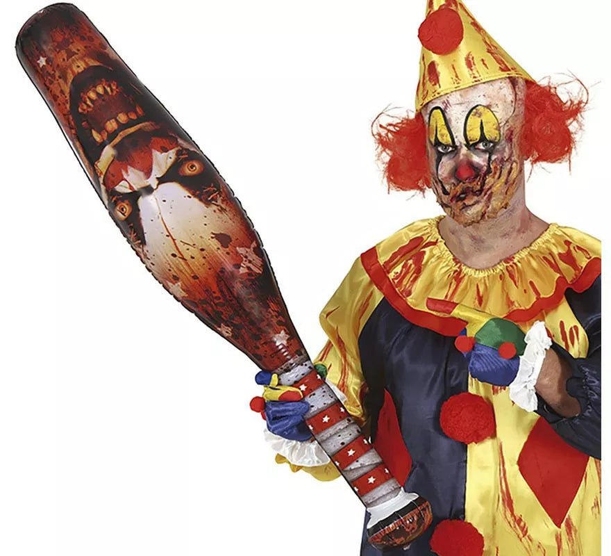 Bate Hinchable de Payaso Vil de 90 cm