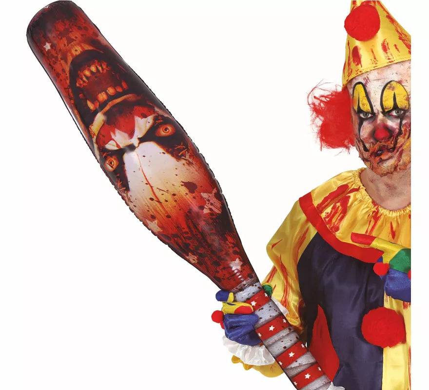 Bate Hinchable de Payaso Vil de 90 cm