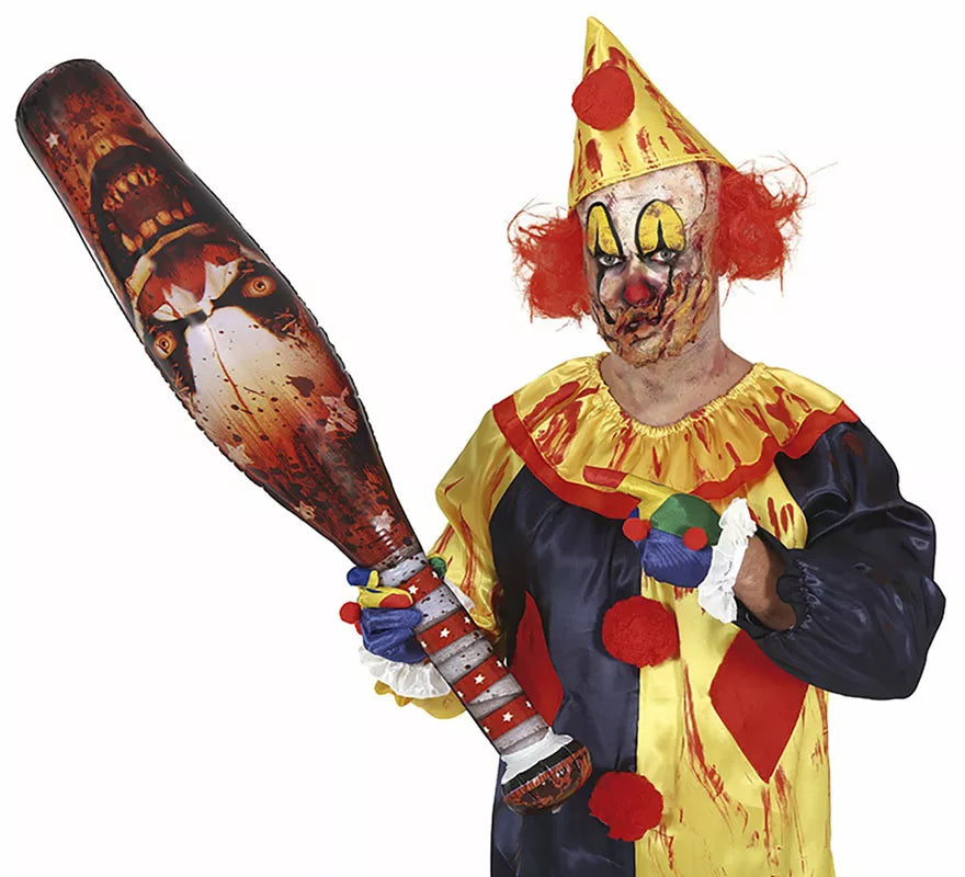 Bate Hinchable de Payaso Vil de 90 cm