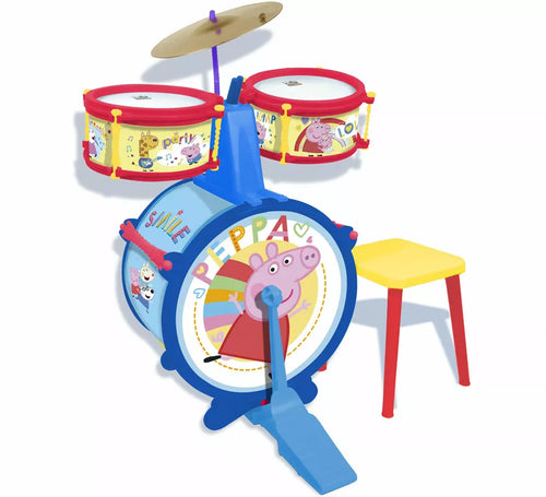 Batería Peppa Pig con Banqueta