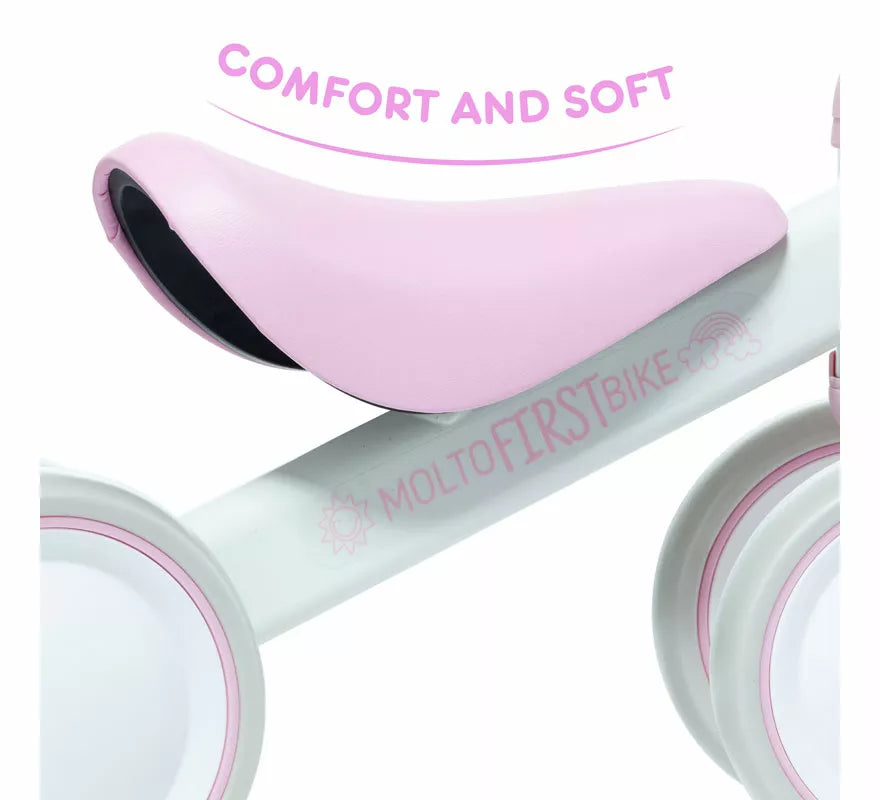 Bicicleta Correpasillos rosa para bebé