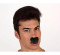 Bigote chato negro de Charlot