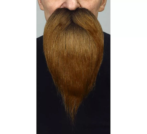 Bigote con Barba castaño