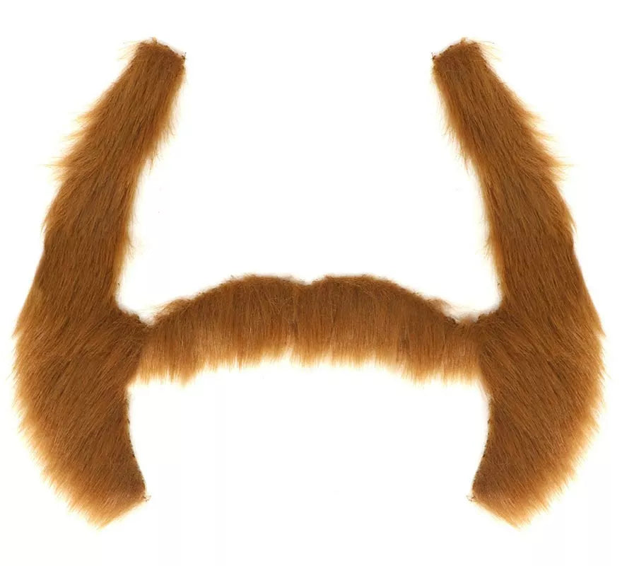 Bigote con Patillas de Rockero
