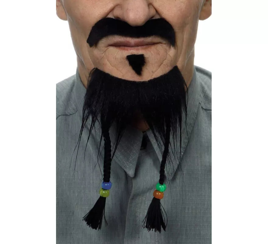 Translation missing: en.Bigote con Perilla y Barba negro