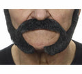 Bigote con Perilla y Patillas negro con canas