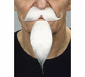Bigote Inglés con Perilla blanco