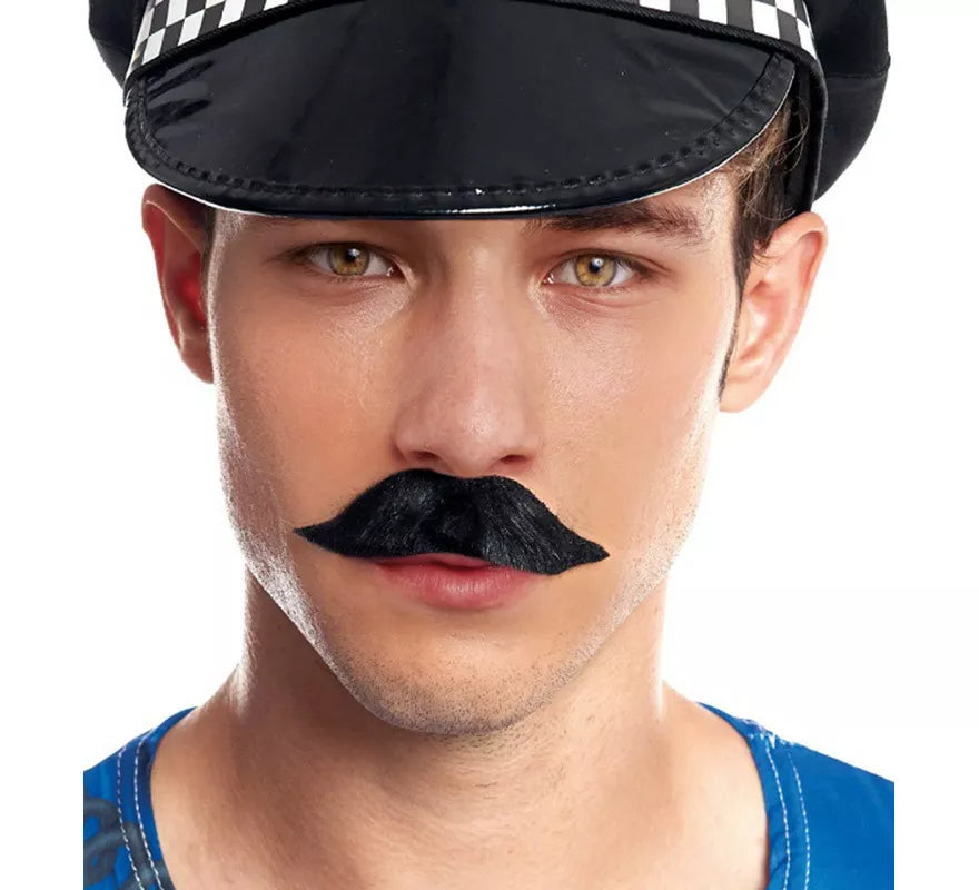 Bigote Negro pequeño de Policía