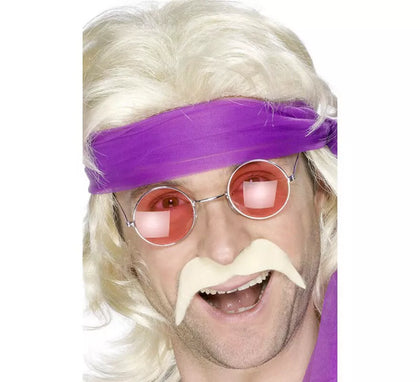 Bigote Rubio de los Años 70 para Hombre