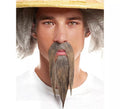Bigote y Barba Gris Asiático