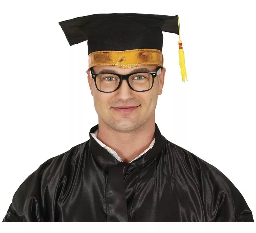 Birrete de Estudiante de tela para adultos