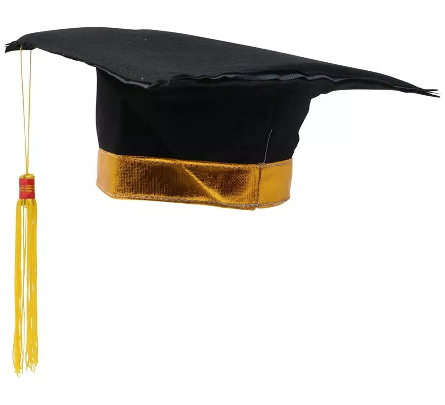 Birrete de Estudiante de tela para adultos
