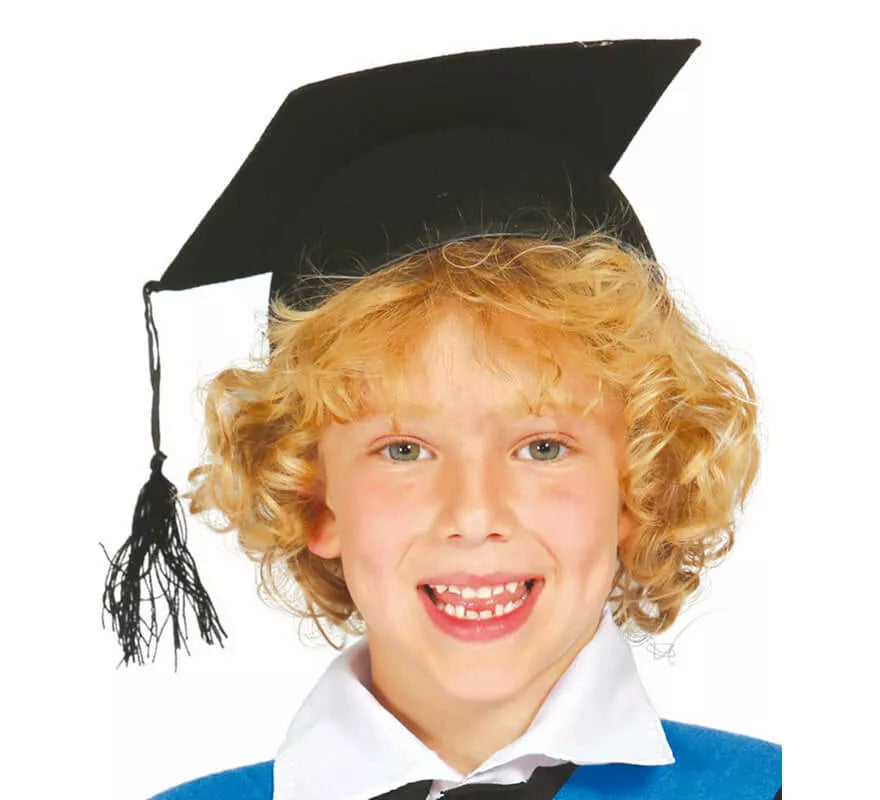 Birrete de Estudiante o Graduado infantil de fieltro