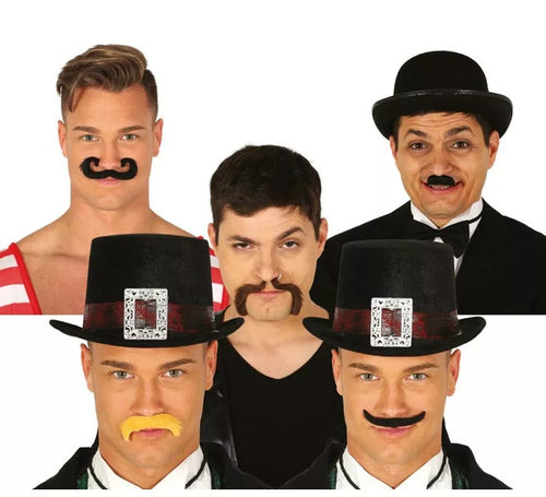 Blíster con 6 Bigotes Surtidos