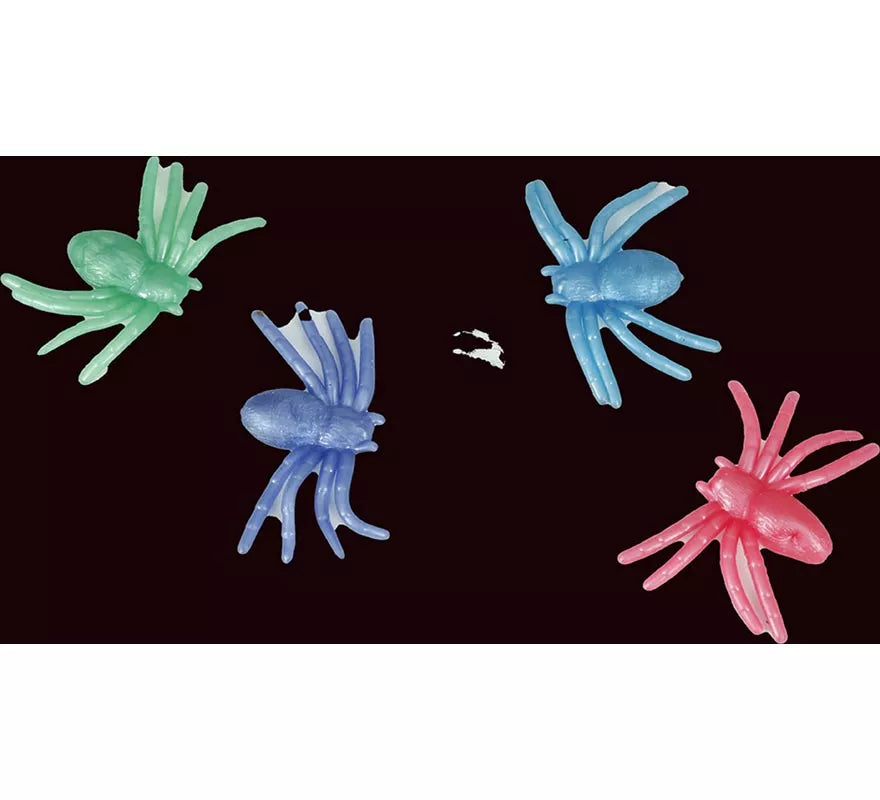 Translation missing: en.Blíster de 4 Arañas Silicona de 4x7 cm