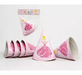 Blister de 6 Sombreros de Princesa para Cumpleaños