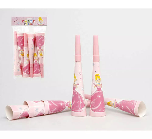 Blister de 6 Trompetillas de Princesa de 20 cm