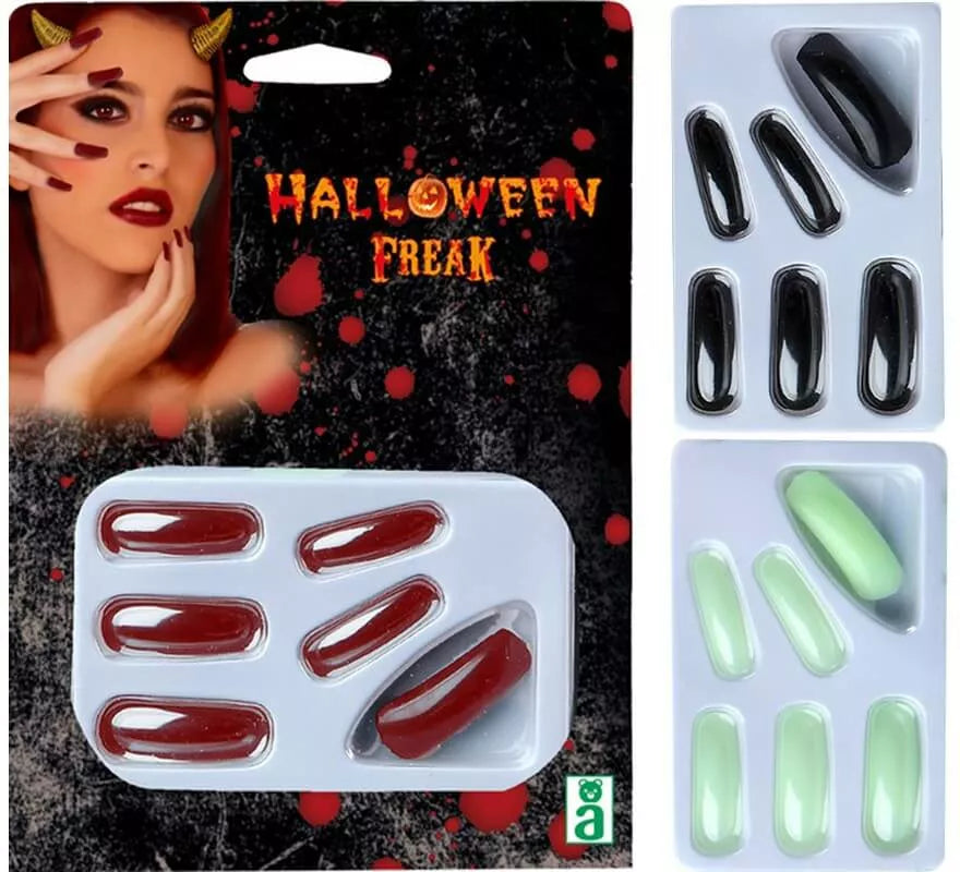 Translation missing: en.Blíster de Uñas largas para Halloween en 3 colores