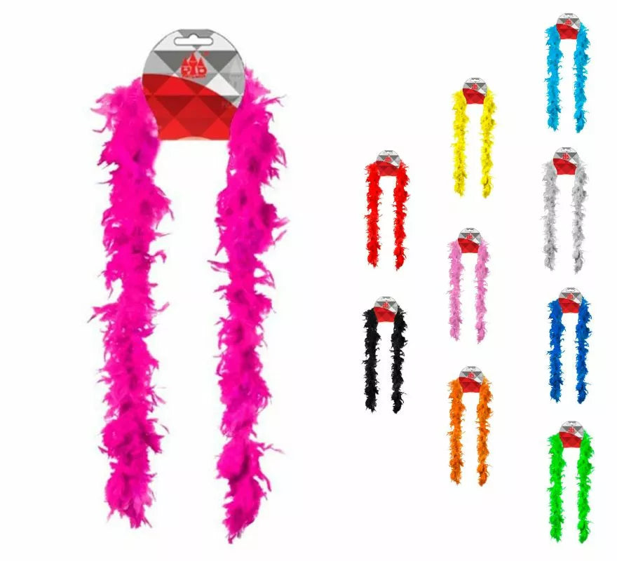 Boa de 1,8 m y 40 g en varios colores