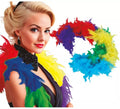 Boa de 40 gr de plumas Multicolor de 180 cm