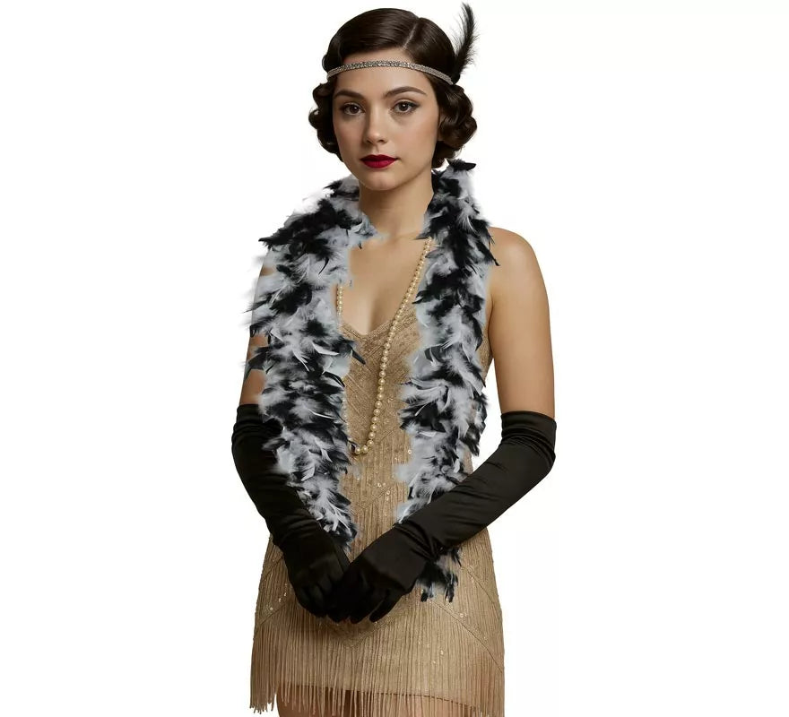 Boa de 80 g de plumas en varios colores