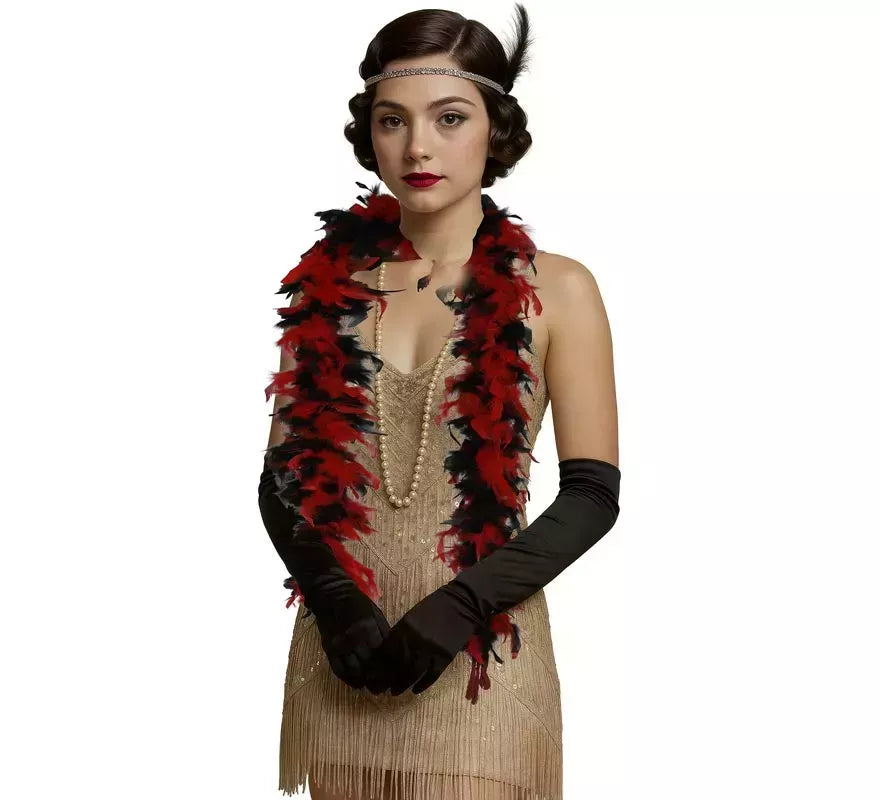 Boa de 80 g de plumas en varios colores