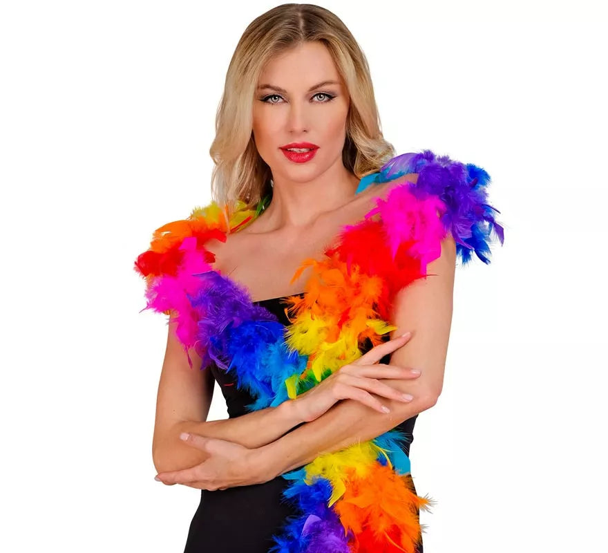 Boa de Plumas Arcoíris de 1,80 mts