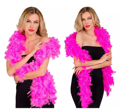 Boa de Plumas con Espuma iridiscente de 1,80 m y 80 g en varios colores