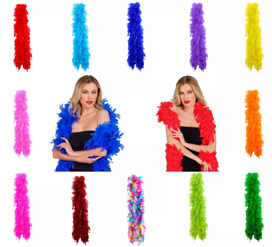 Translation missing: en.Boa de Plumas de 1,80 m y 80 g en varios colores