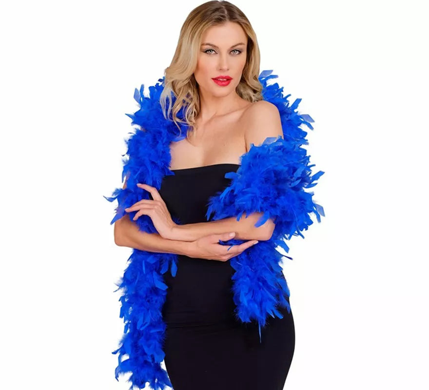 Boa de Plumas de 1,80 m y 80 g en varios colores