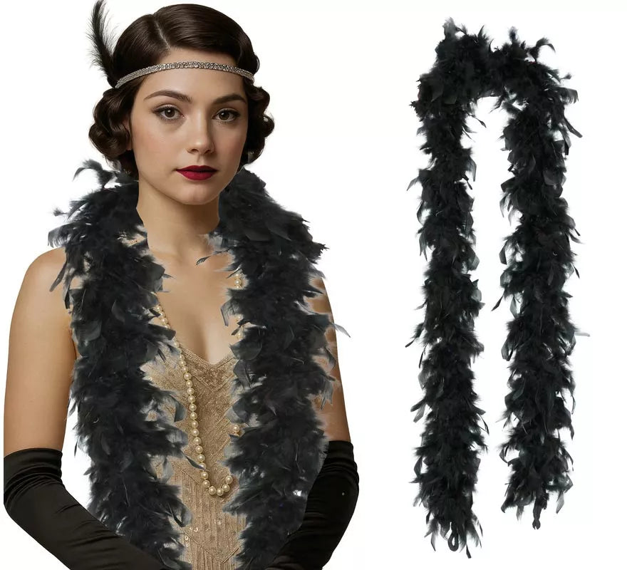 Boa de Plumas de 80 g en varios colores
