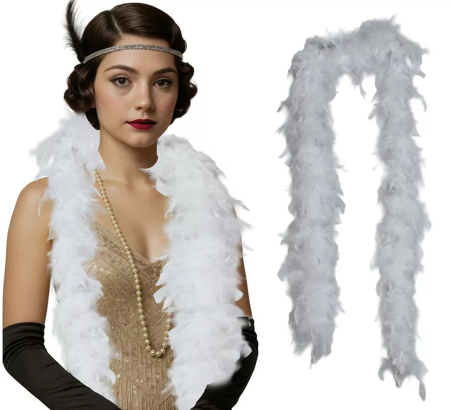 Boa de Plumas de 80 g en varios colores